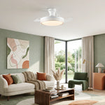 Aura Ultra-Quiet DC Motor Ceiling Fan 106cm (42") with Retractable Blades and LED Light