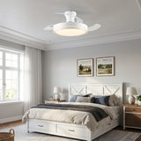 Aura Ultra-Quiet DC Motor Ceiling Fan 106cm (42") with Retractable Blades and LED Light
