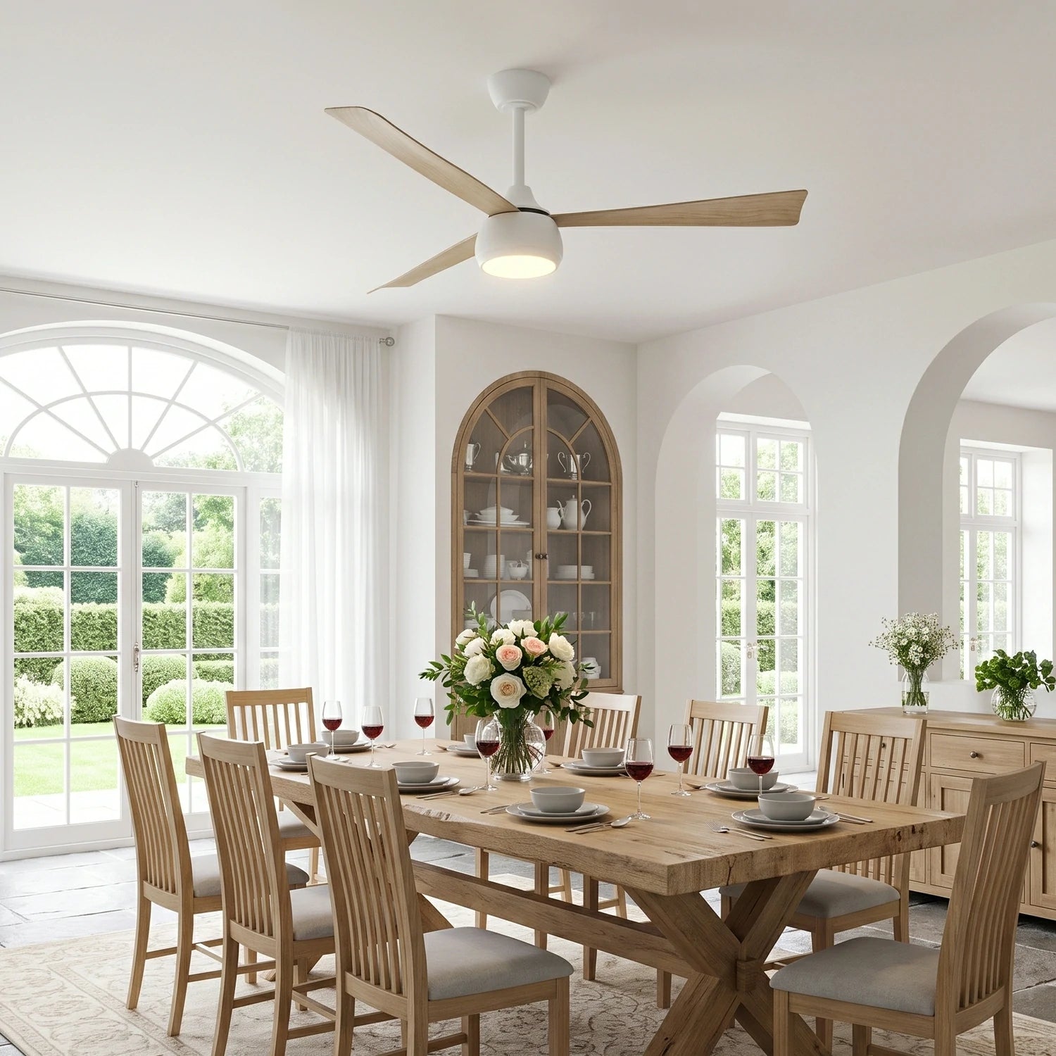 Kala Silent Ceiling Fan 132cm (52") with LED Light