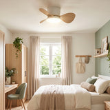 Almaga Quiet Ceiling Fan 61 cm (24”) with LED Light