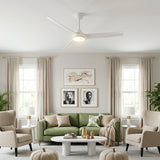 Taran Silent Ceiling Fan 132cm (52") with LED Light