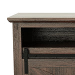 173cm/68" Farmhouse TV Stand with 23" Electric Fireplace Inset