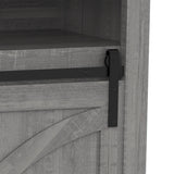 173cm/68" Farmhouse TV Stand with 23" Electric Fireplace Inset