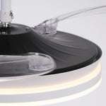 Serena Ultra-Quiet DC Motor Ceiling Fan Ø100 cm with 3 Retractable Blades and LED Light