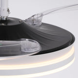 Serena Ultra-Quiet DC Motor Ceiling Fan Ø100 cm with 3 Retractable Blades and LED Light