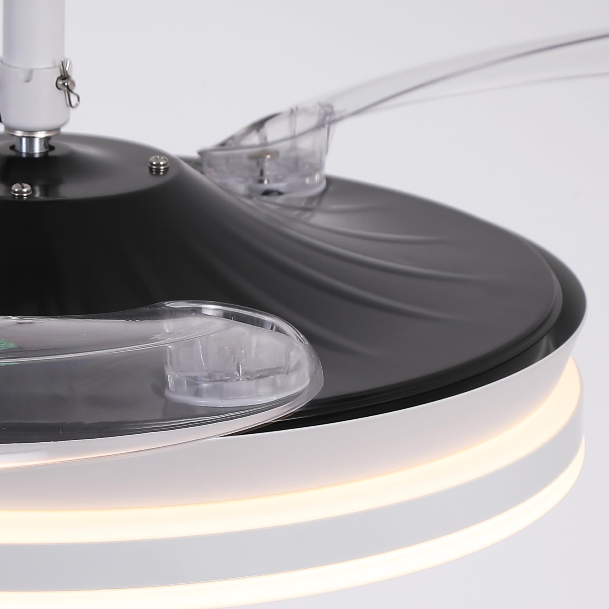 Serena Ultra-Quiet DC Motor Ceiling Fan Ø100 cm with 3 Retractable Blades and LED Light