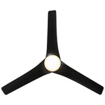 60" Wall Control 3 Blades Black Ceiling Fan with LED Lighting - Parrot Uncle UK
