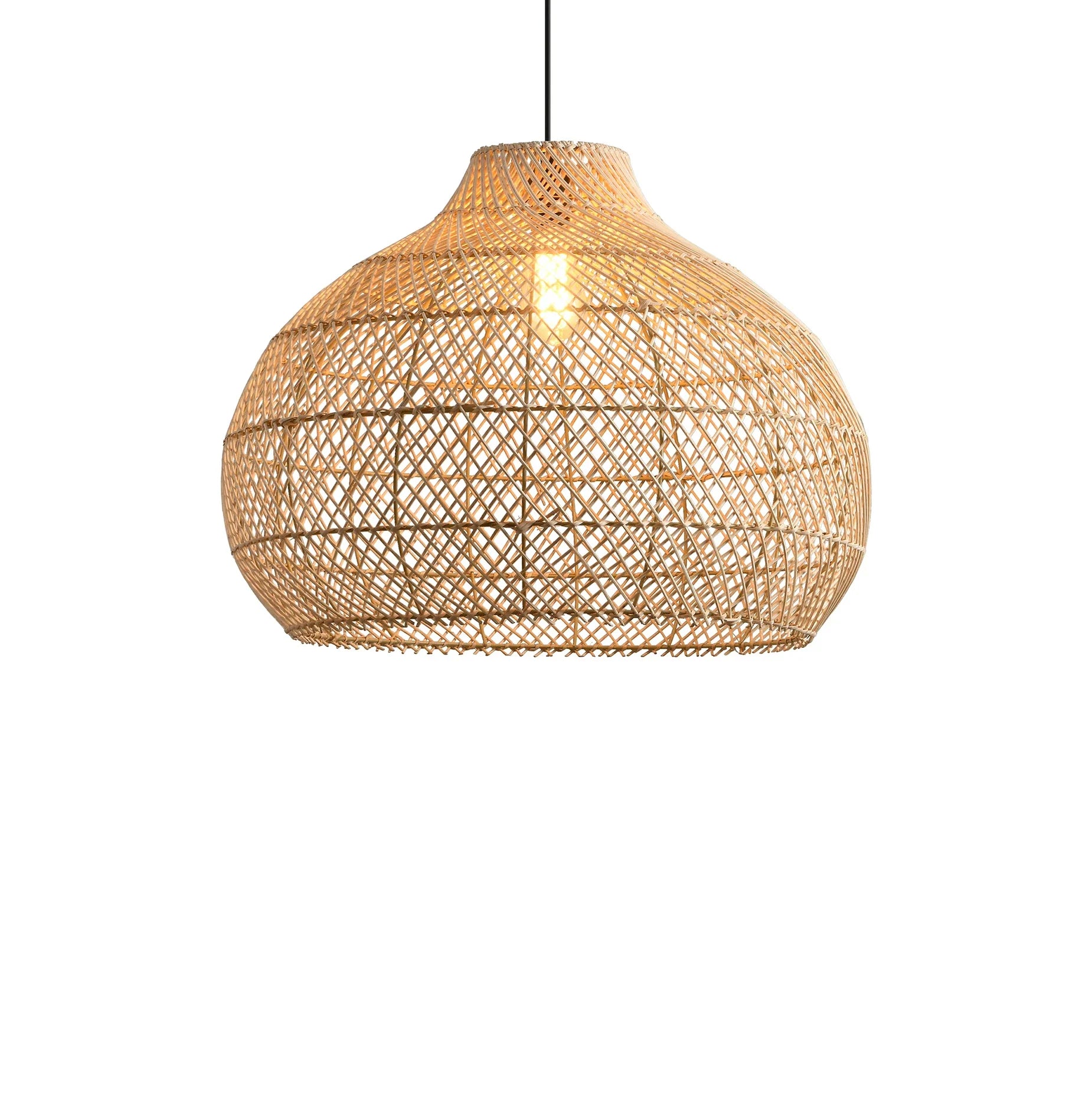 Bohemian Rattan Pendant Light Ø60cm