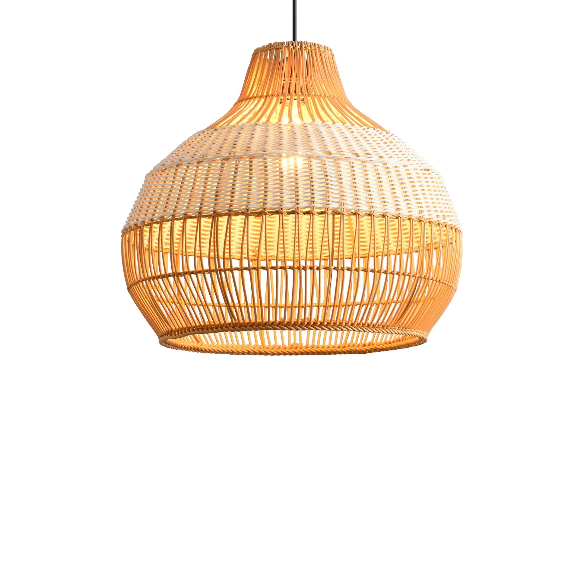 Minimalist Rattan Pendant Light Ø43cm