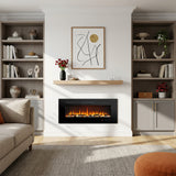 1067mm 42" EF42R Built-In Electric Fire with 13 Flame Colors Wall Mounted Electric Fire 750/1500W