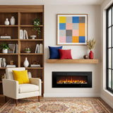 1067mm 42" EF42R Built-In Electric Fire with 13 Flame Colors Wall Mounted Electric Fire 750/1500W