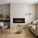 1067mm 42" EF42R Built-In Electric Fire with 13 Flame Colors Wall Mounted Electric Fire 750/1500W