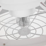 Hogas Silent Ceiling Fan 50cm (20") with LED Light