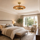 RAVELLO Ceiling Fan Ø84 cm with LED Light and Hidden Blades