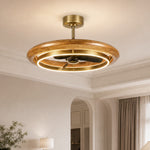 RAVELLO Ceiling Fan Ø84 cm with LED Light and Hidden Blades
