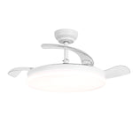 Cielo Ultra-Quiet DC Motor Ceiling Fan Ø100 cm with 3 Retractable Blades and LED Light