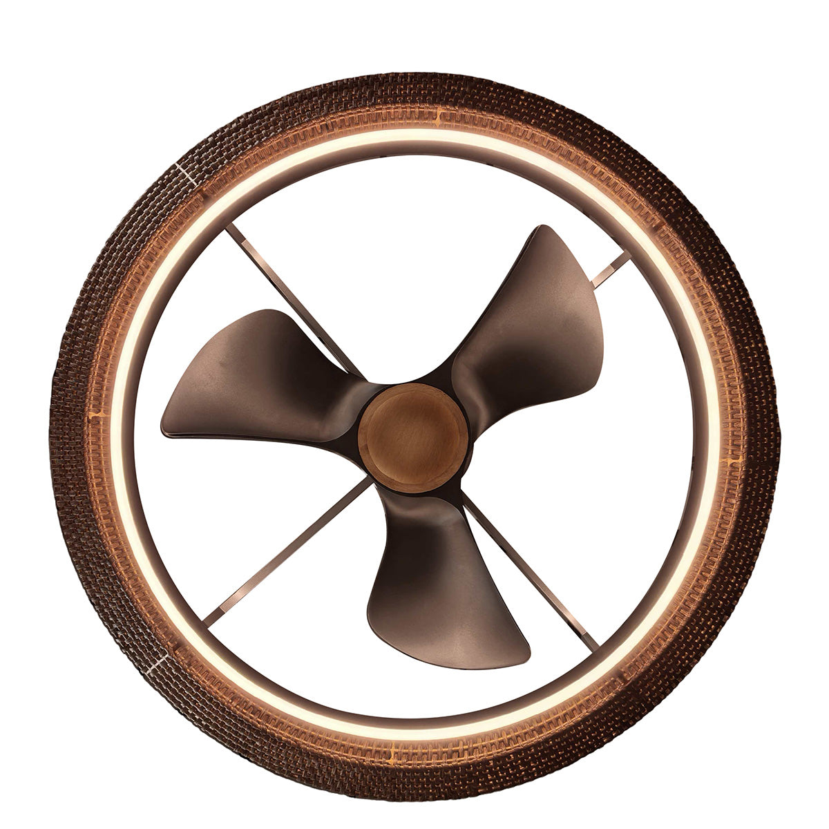 VESPER Ceiling Fan Ø84 cm with LED Light and Hidden Blades