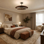 VESPER Ceiling Fan Ø84 cm with LED Light and Hidden Blades