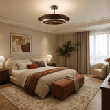 VESPER Ceiling Fan Ø84 cm with LED Light and Hidden Blades