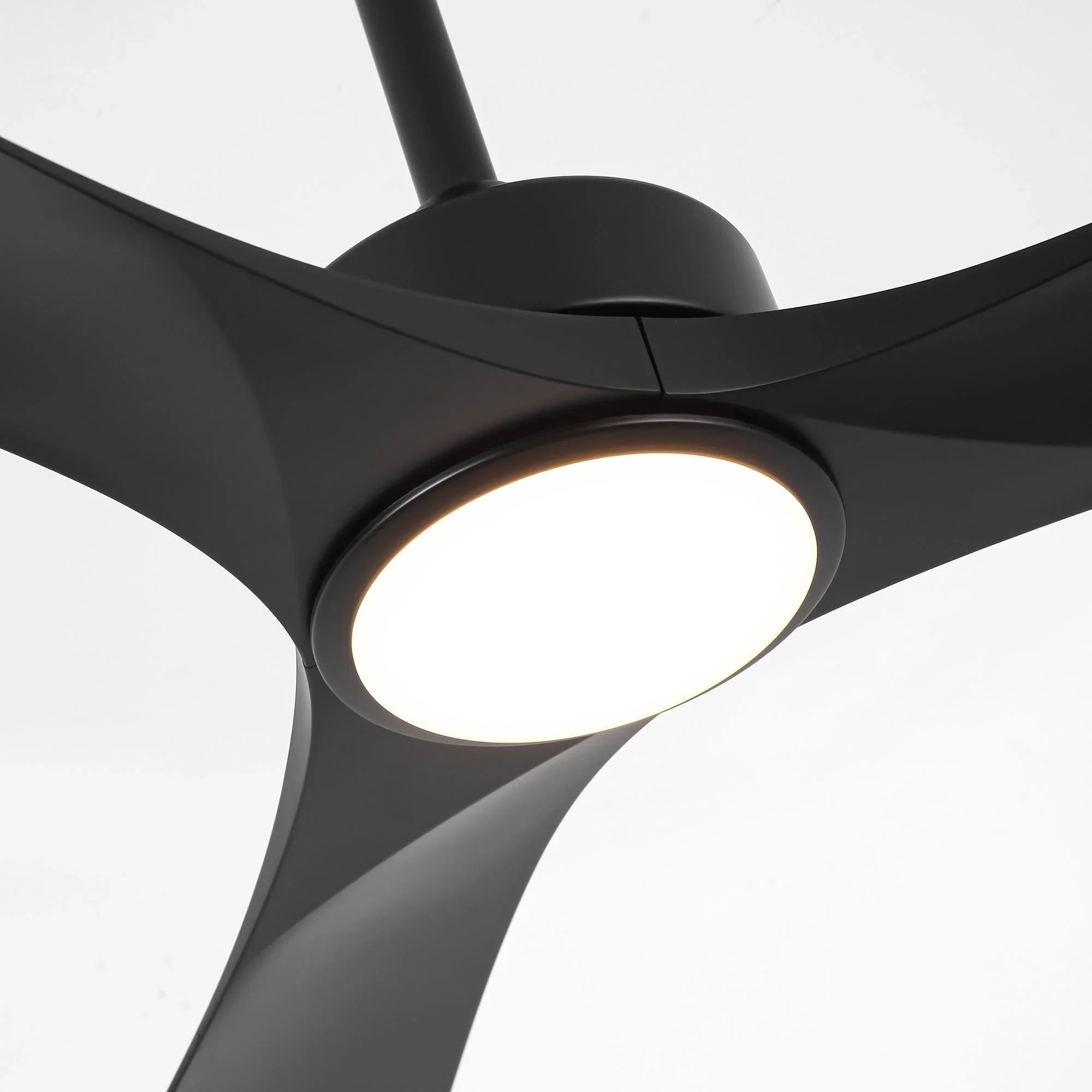 60 Inch Alexi DC Motor Modern Downrod Ceiling Fan with LED Light - Parrot Uncle UK