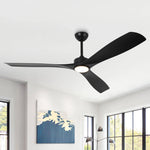 60 Inch Alexi DC Motor Modern Downrod Ceiling Fan with LED Light - Parrot Uncle UK