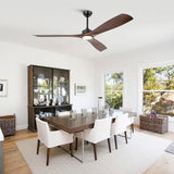 60 Inch Alexi DC Motor Modern Downrod Ceiling Fan with LED Light - Parrot Uncle UK