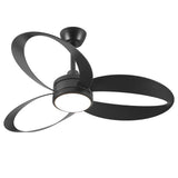 MAXI Black Ceiling Fan 132 cm (52”) Silent with LED Light DC 40W