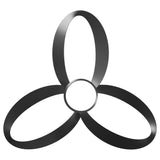 MAXI Black Ceiling Fan 132 cm (52”) Silent with LED Light DC 40W