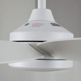 MAXI White Ceiling Fan 132 cm (52”) Silent with LED Light DC 40W