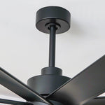 72 Inch Daugava Modern Downrod Mount Smart Fan with LED Light - Parrot Uncle UK