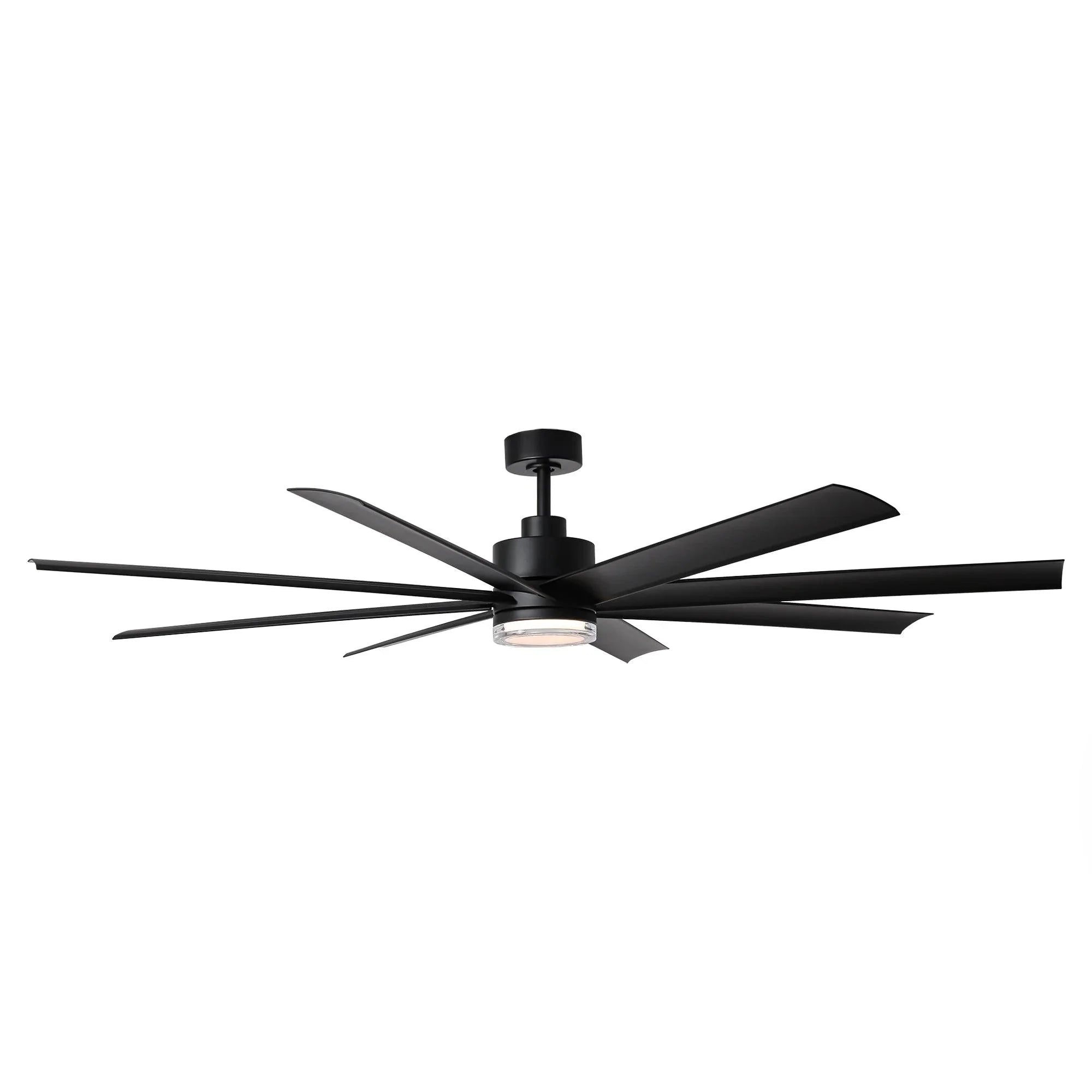 189cm (72") Daugava Modern Downrod Mount Smart Fan with LED Light