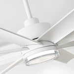 72 Inch Daugava Modern Downrod Mount Smart Fan with LED Light - Parrot Uncle UK