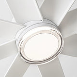 72 Inch Daugava Modern Downrod Mount Smart Fan with LED Light - Parrot Uncle UK