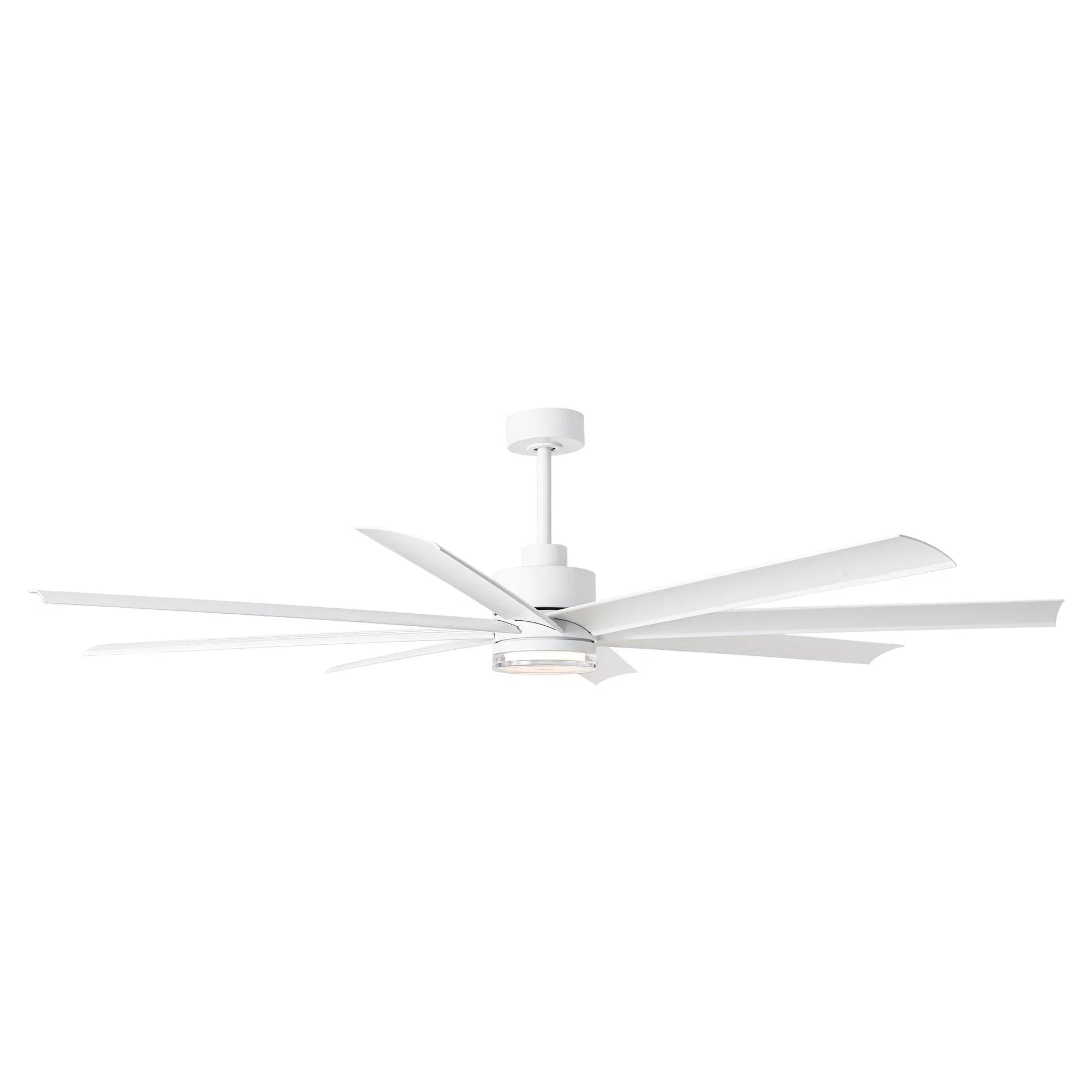 189cm (72") Daugava Modern Downrod Mount Smart Fan with LED Light