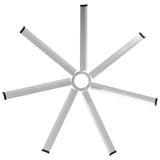 84 Inch 100 Inch Padus Black Large Size Ceiling Fan with Dimmable Lighting and Remote Control
