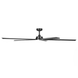 72 Inch 84 Inch Winni All-Aluminum IPX4 Outdoor Ceiling Fan with Remote Control
