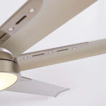 65 Inch Freda DC Motor Modern Downrod Ceiling Fan with LED Light and Remote Control - Parrot Uncle UK
