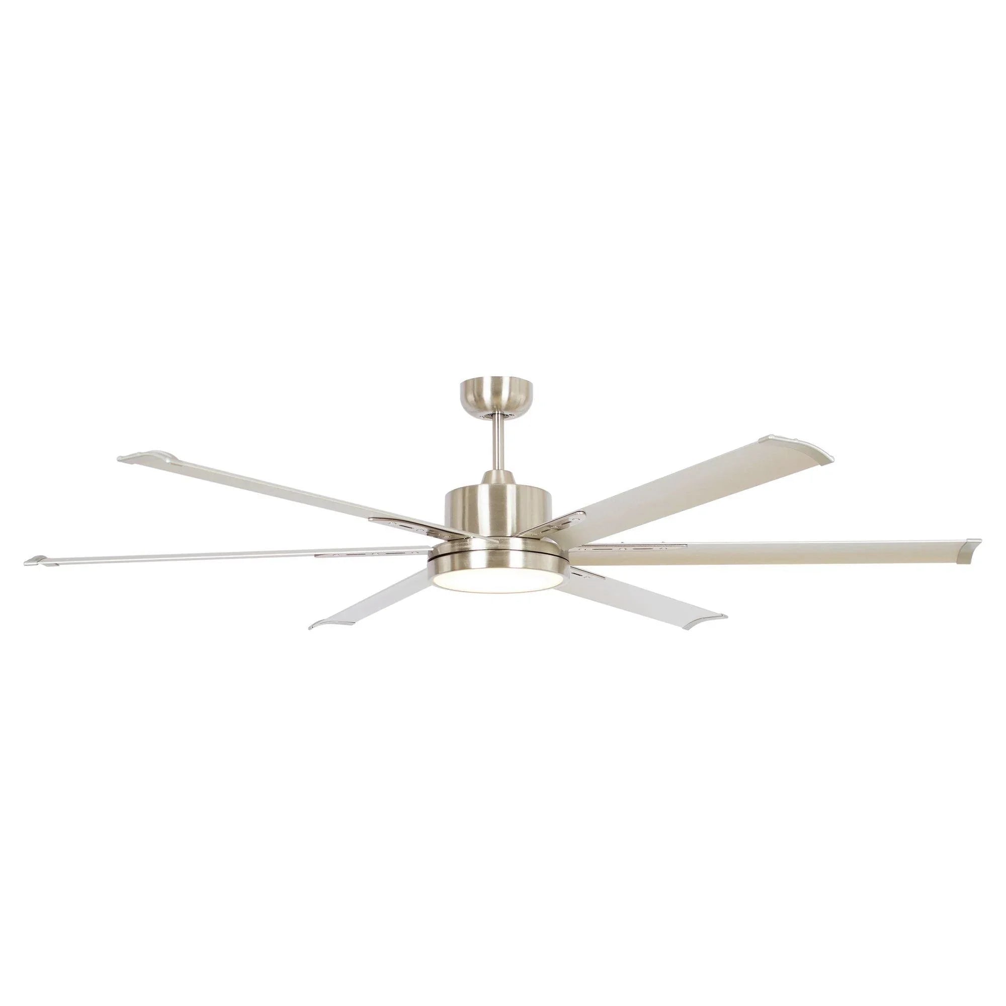 165cm (65") Freda DC Motor Modern Downrod Ceiling Fan with LED Light and Remote Control