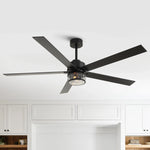 65" Modern Reversible Ceiling Fan with Lighting and Remote Control - Parrot Uncle UK
