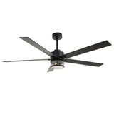 65" Modern Reversible Ceiling Fan with Lighting and Remote Control - Parrot Uncle UK