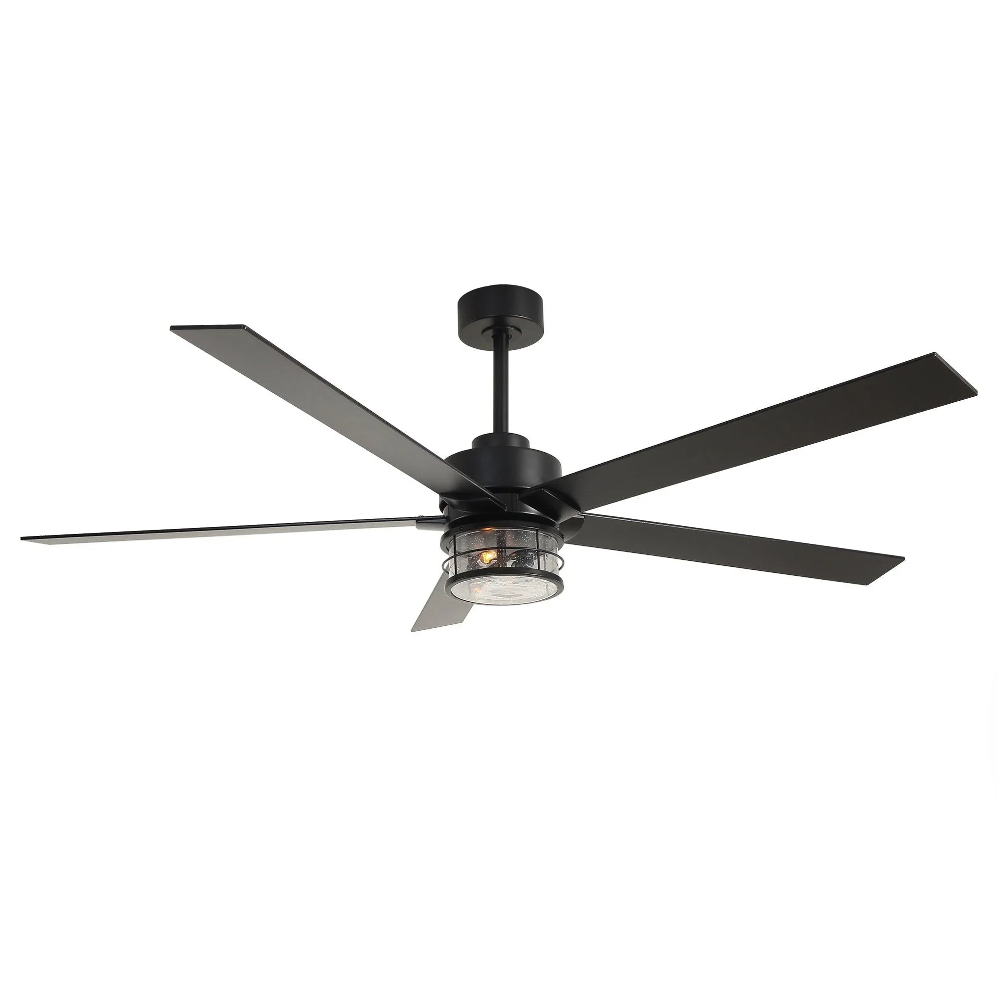 165cm (65") Modern Reversible Ceiling Fan with Lighting and Remote Control