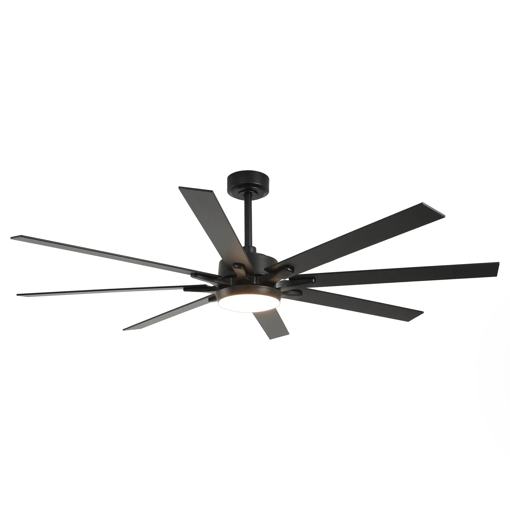 65 Inch Teresa Modern Double-sided Blades Ceiling Fan with Remote Control and LED Light - Parrot Uncle UK