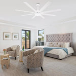 65 Inch Teresa Modern Double-sided Blades Ceiling Fan with Remote Control and LED Light - Parrot Uncle UK