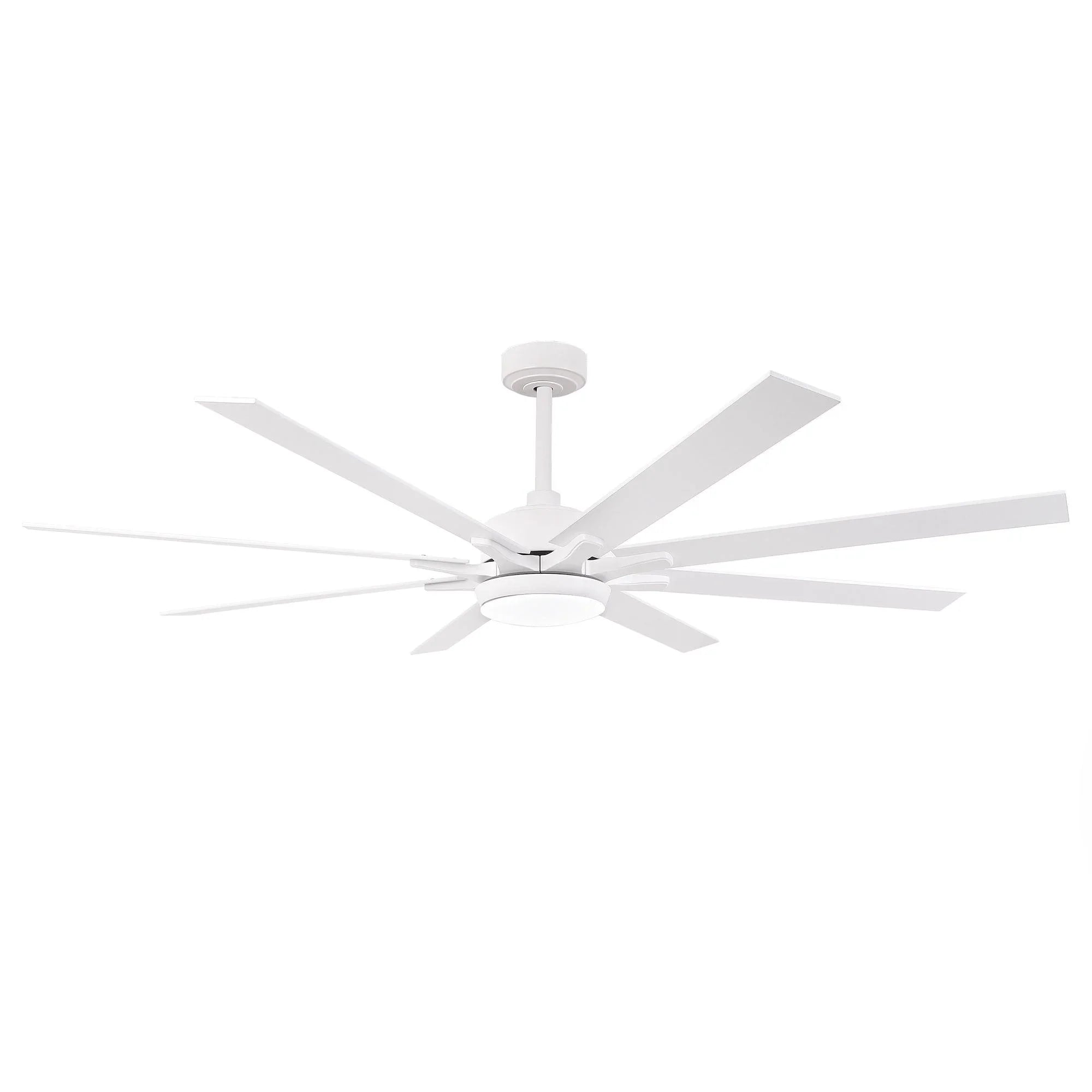 65 Inch Teresa Modern Double-sided Blades Ceiling Fan with Remote Control and LED Light - Parrot Uncle UK
