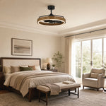 BEXLEY Ceiling Fan Ø69 cm with LED Light and Hidden Blades