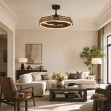 BEXLEY Ceiling Fan Ø69 cm with LED Light and Hidden Blades
