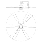 65" Bendan Industrial Downrod Mount Ceiling Fan with Lighting and Remote Control - Parrot Uncle UK