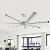 84 Inch 100 Inch Silent Storm Extra Large Ceiling Fan with Remote Control