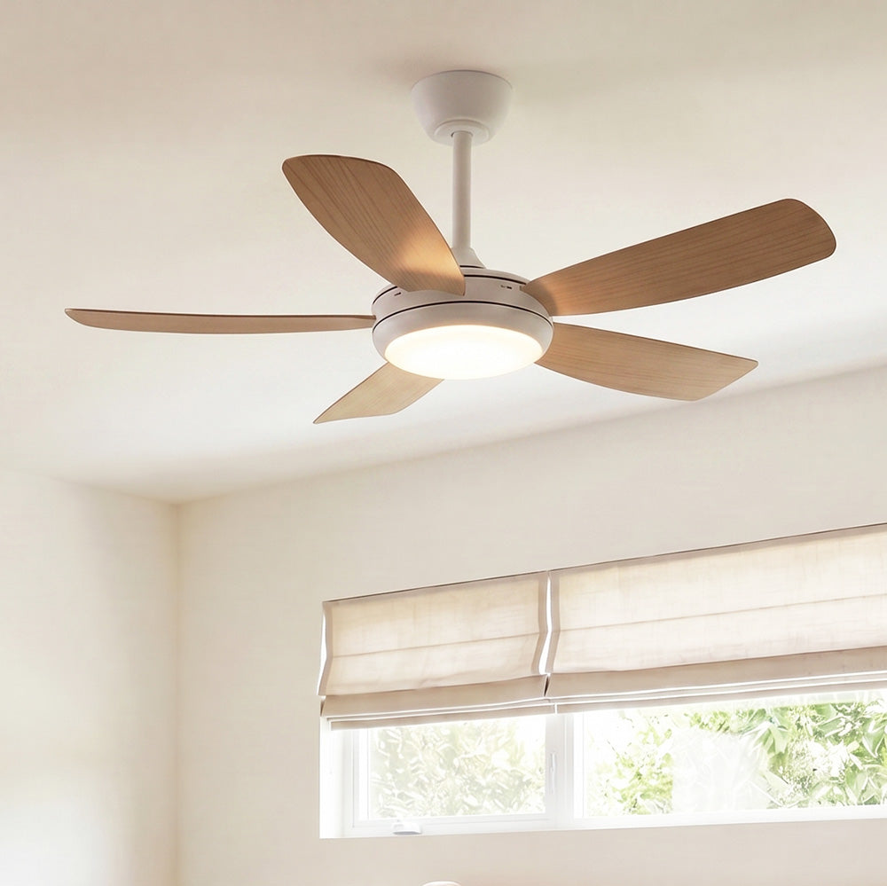 Ella Silent Ceiling Fan 106cm (42") with 5 Blades and LED Light