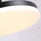 Cielo Ultra-Quiet DC Motor Black Ceiling Fan Ø100 cm with 3 Retractable Blades and LED Light